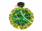 Enchanting Peacock-Inspired Poshak, Crafted to Adorn Laddu Gopal with Divine Grace