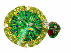 Enchanting Peacock-Inspired Poshak, Crafted to Adorn Laddu Gopal with Divine Grace