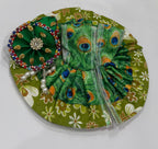 Laddu Gopal Divine Adornments – Peacock Majesty Collection
