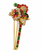 Exquisite Royal Laddu Gopal Jewelry Set with Sparkling Multicolor Embellishments & Divine Charm