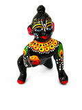 Divine Handcrafted Laddu Gopal Idol with Vibrant Traditional Patterns, Perfect for Sacred Home Worship and Devotion.